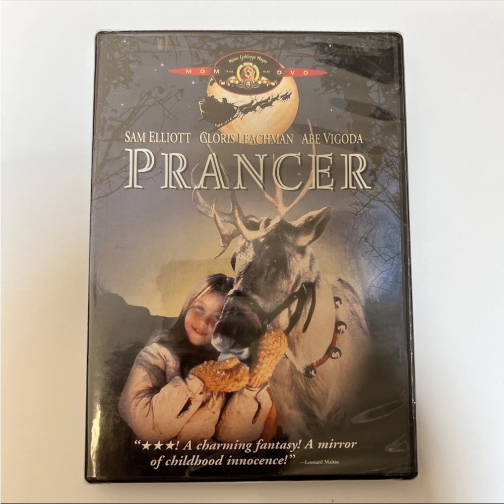 Prancer (DVD, 2001) Sam Elliott Cloris Leachman / 1989 Christmas Film / NEW